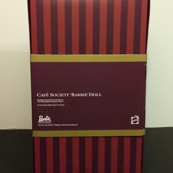 🌹🍃New In Box ~ 1997 “Cafe Society” Members Collector Barbie Doll - Picture 6 of 8